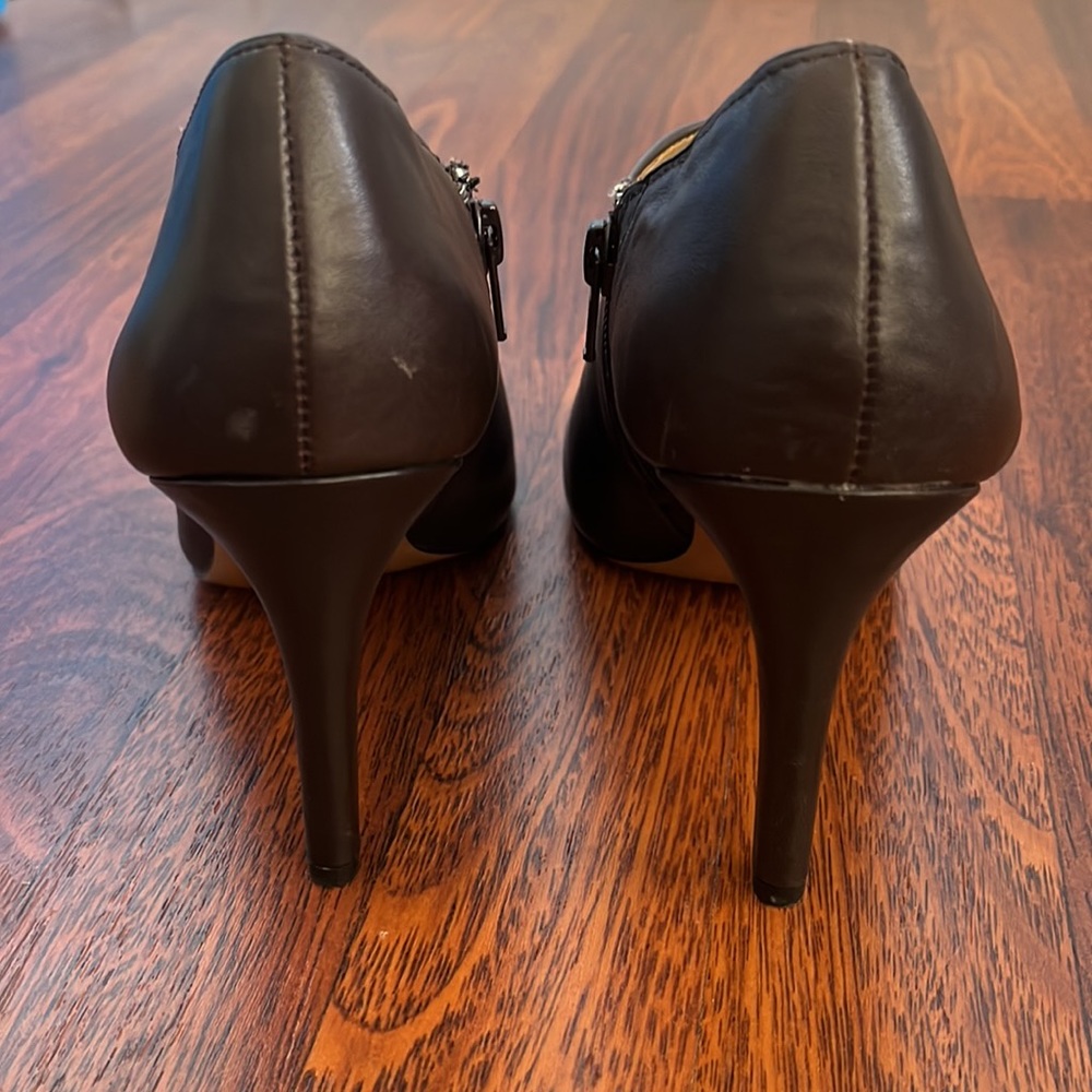 Coach Ankle Heeled Boots in brown - Picture 3 of 8